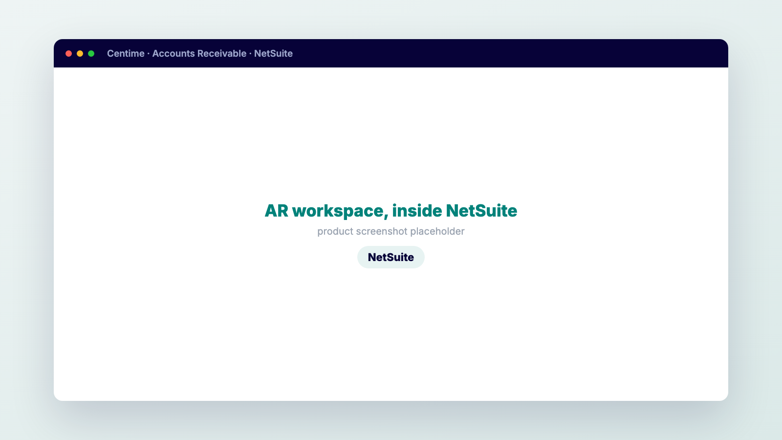 Centime AR inside your ERP