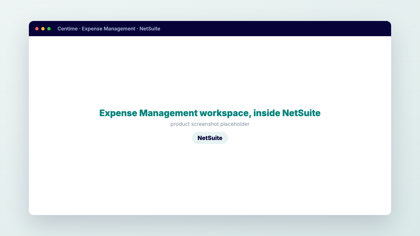 Centime expense management inside your ERP